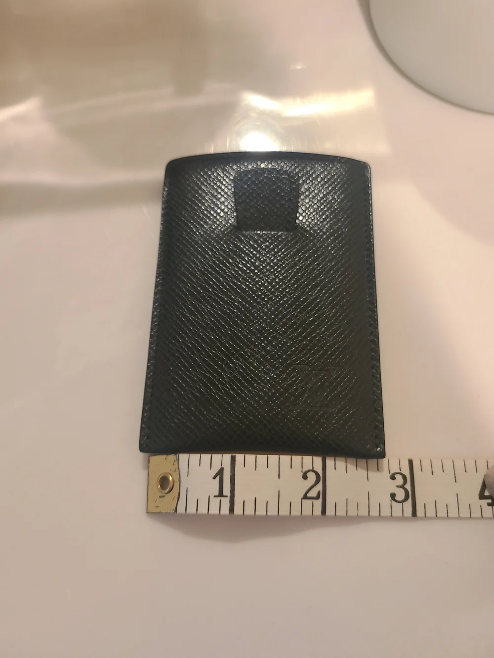 Authentic Louis Vuitton card holder in Taiga leather